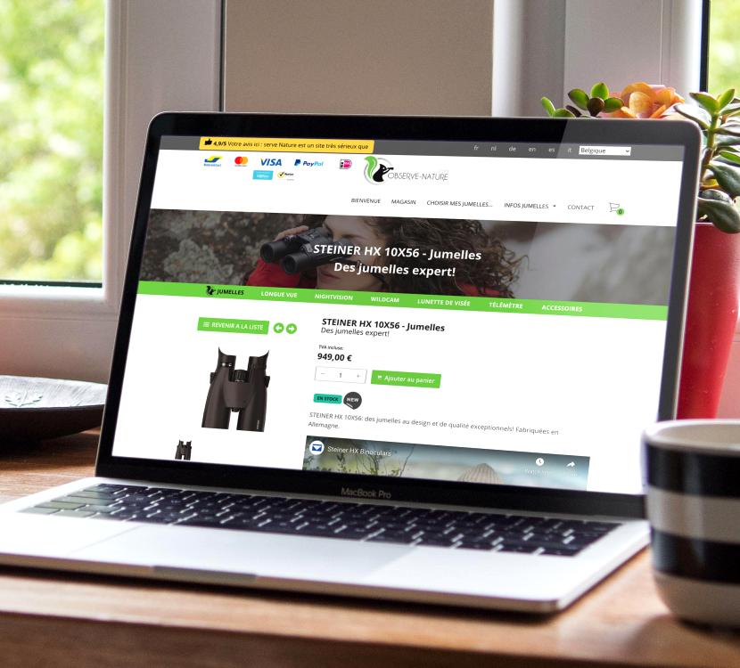 Webshop / Boutique Votre commerce disponible 24h/24 grâce à votre boutique en ligne